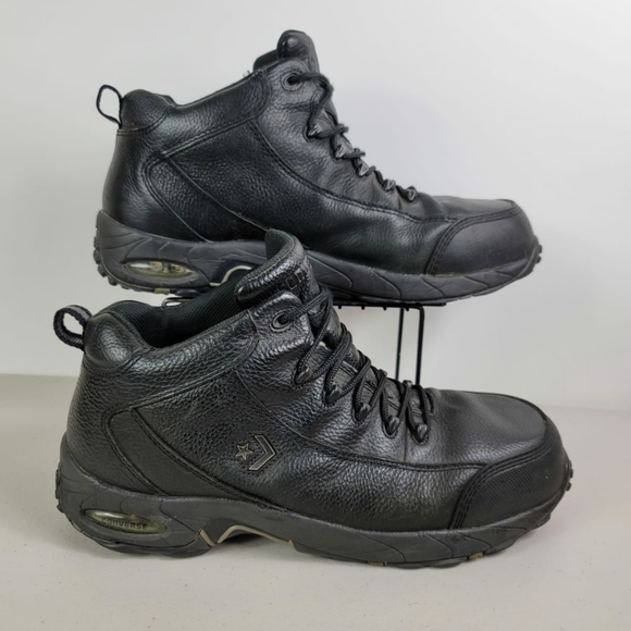 Converse Shoes: Sz 11M Waterproof Safety Toe Men's Hiking Shoes C4555 Black. - Picture 2 of 8